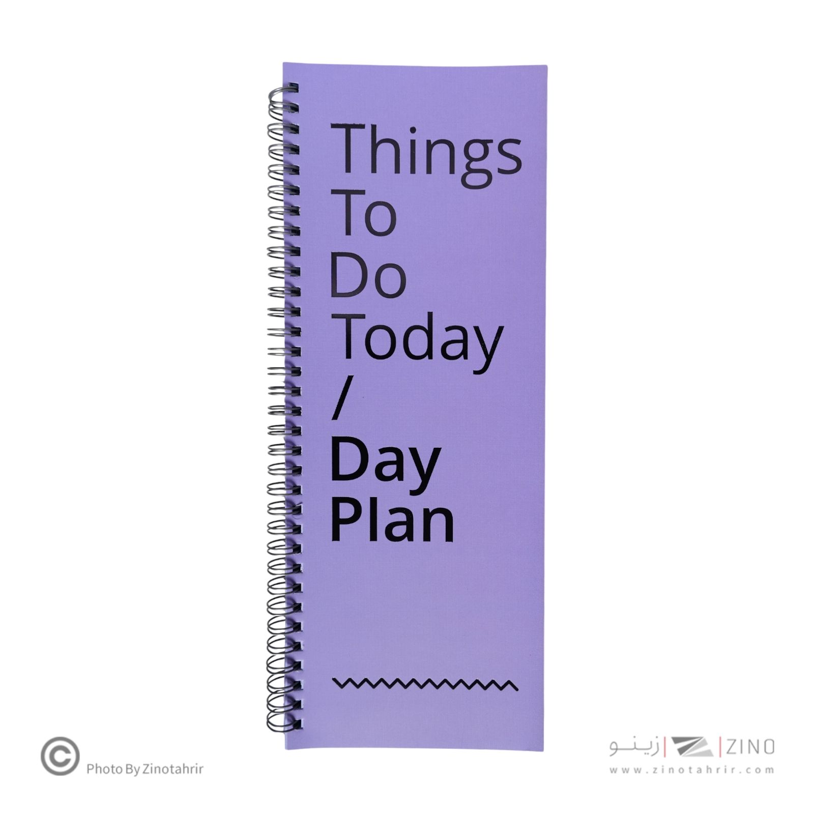 پلنر80برگ روزانه11*29.5جلدشومیزفنردوبل از بغل لانگو