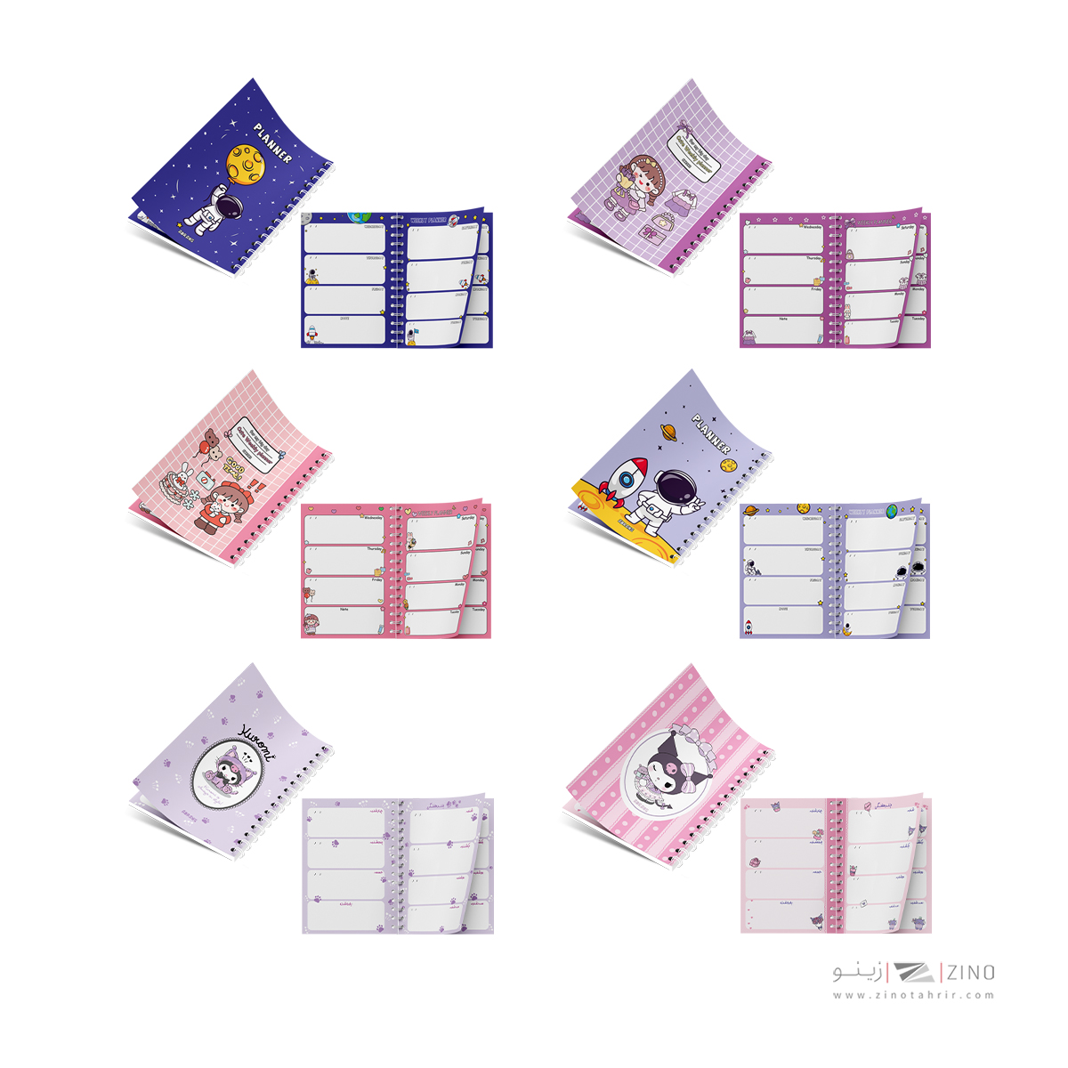 پلنر100برگA6سیمی10*14آبرنگ 