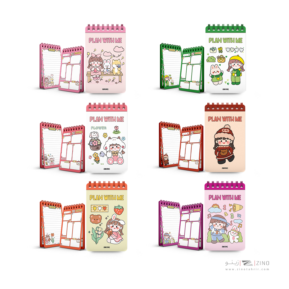 پلنر100برگ مینی سیمی 10*14آبرنگ کد A029