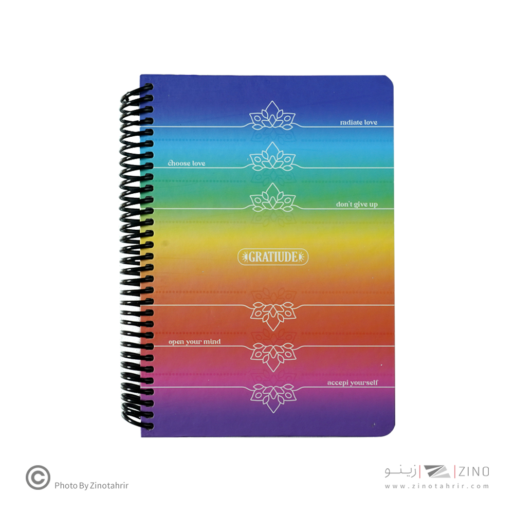 پلنر216برگ140*200سیمی جلد سخت لانگو سری شکرگزاریGRATIUDE