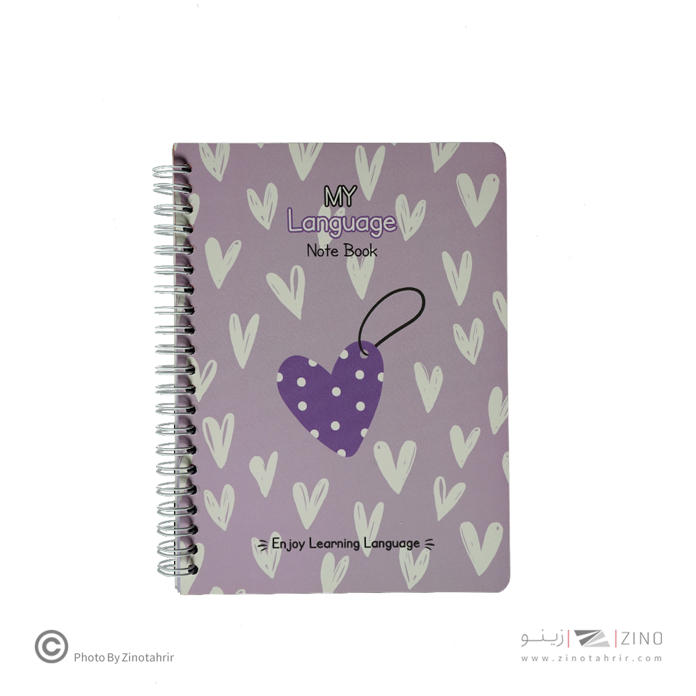 پلنر80برگA5سیمی20*14آبرنگ سری زبان من کدA052