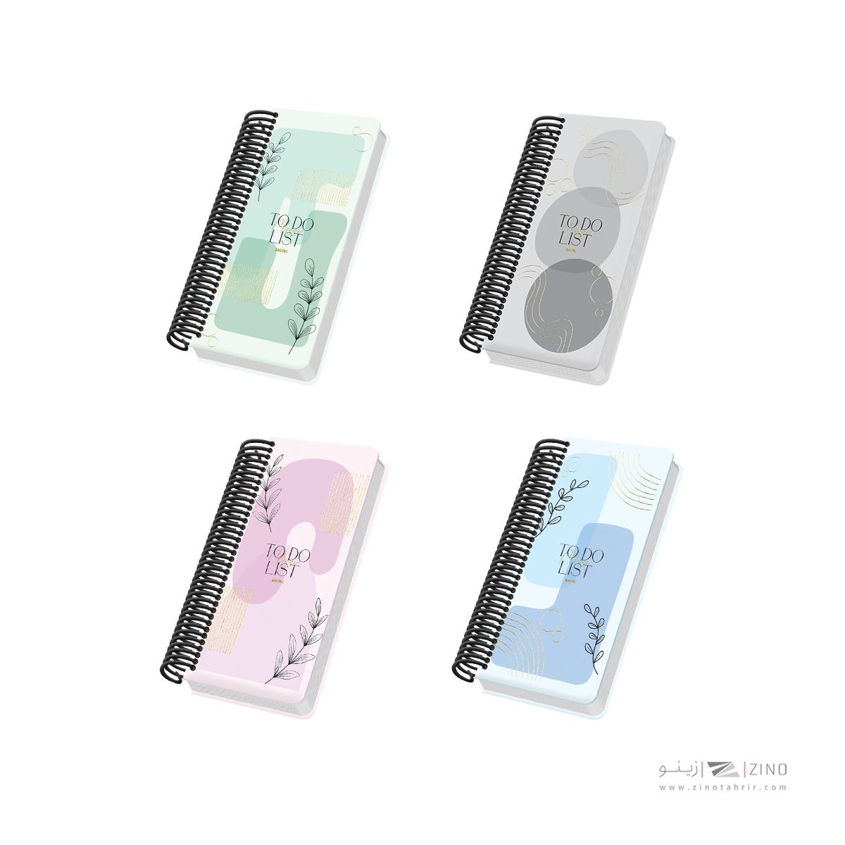 تودولیست150برگ20*10 اروپایی سیمی جلد سخت آبرنگ کدA065