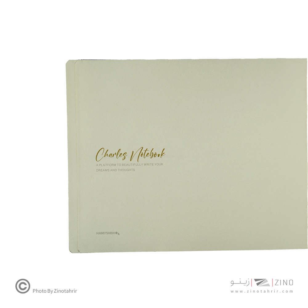 دفتر Charls رحلی ترمو طلاکوب افقی همیشه