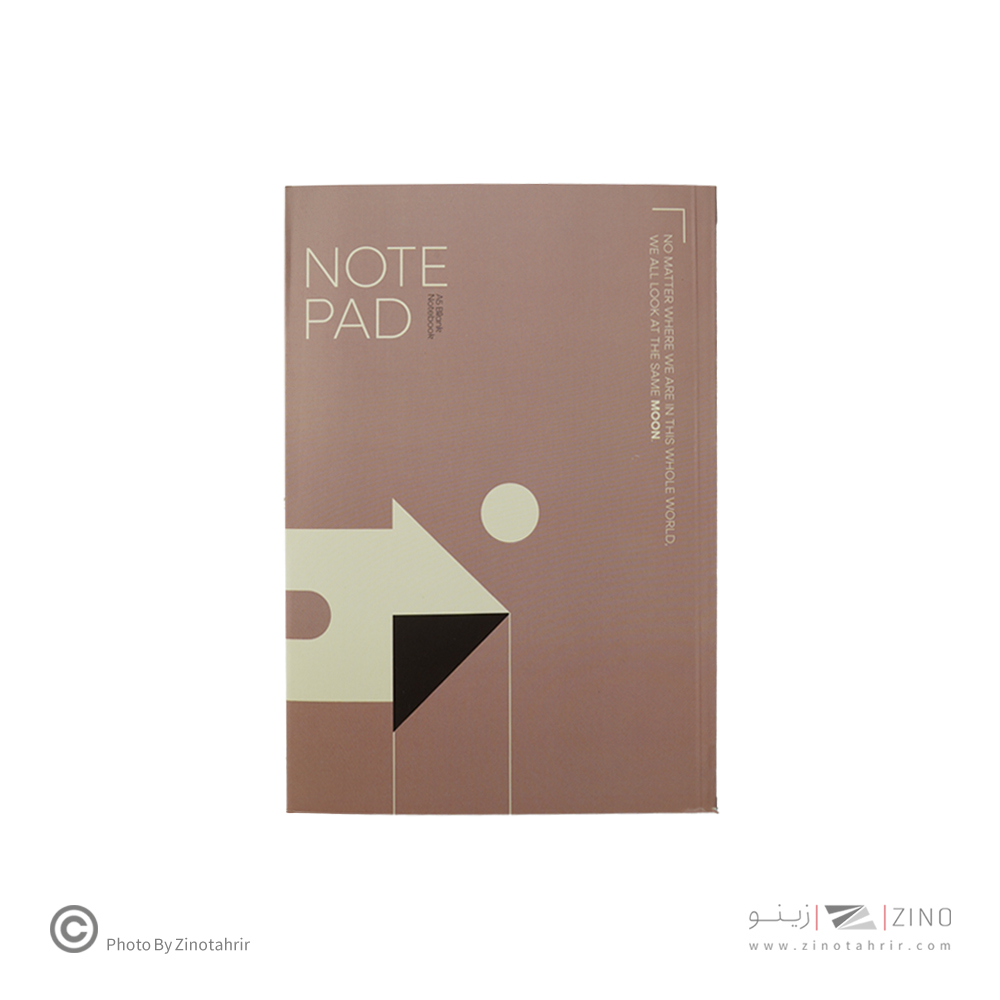 دفتریادداشت(بی خط)21*14ته چسب همین سری MOON