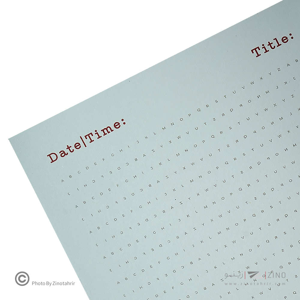 دفتر23*17ته چسب همین سریRETRO