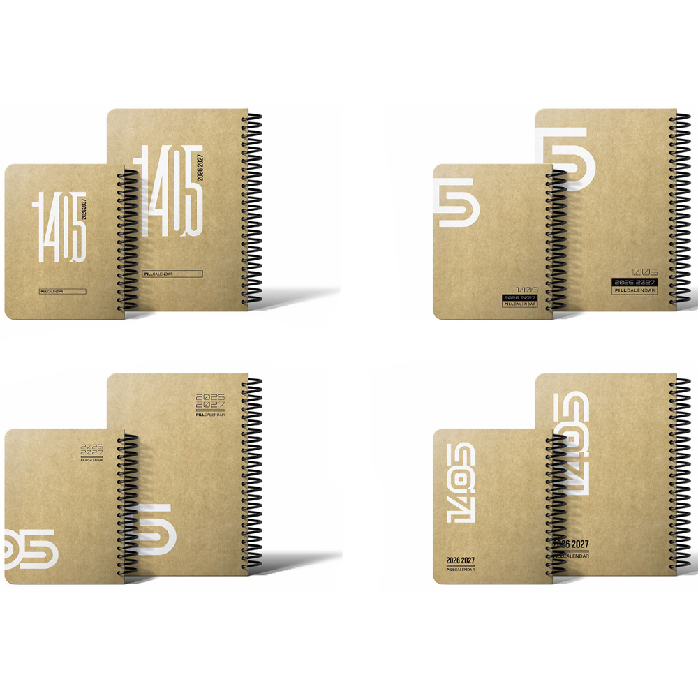 سررسید رقعی جلد سخت سیمی پیل سری کرافت سال1405