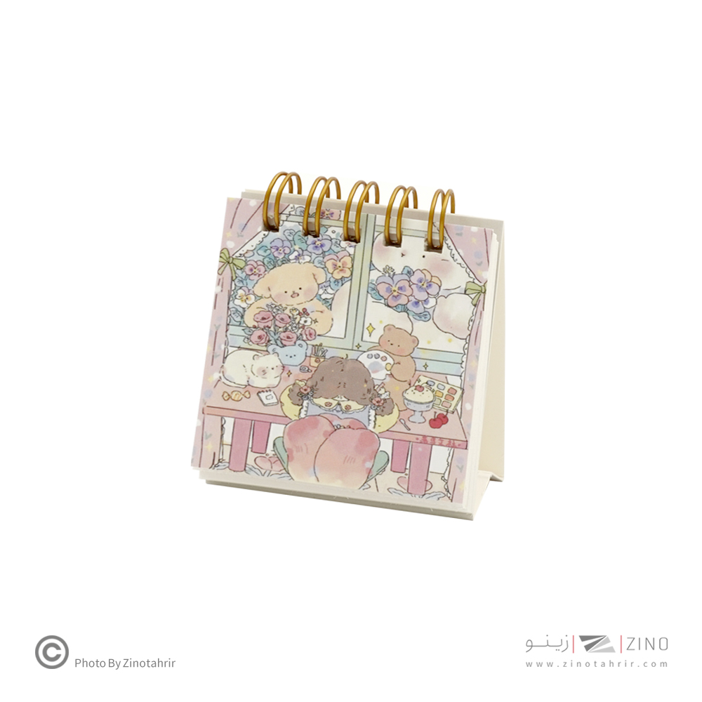 تقویم رومیزی کوچک برگ 1404 (عروسکی)