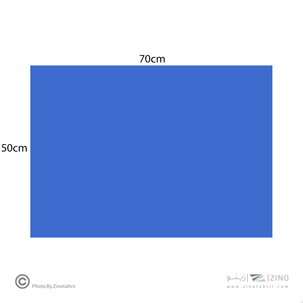 فوم برد5میل آبی نفتی70*50