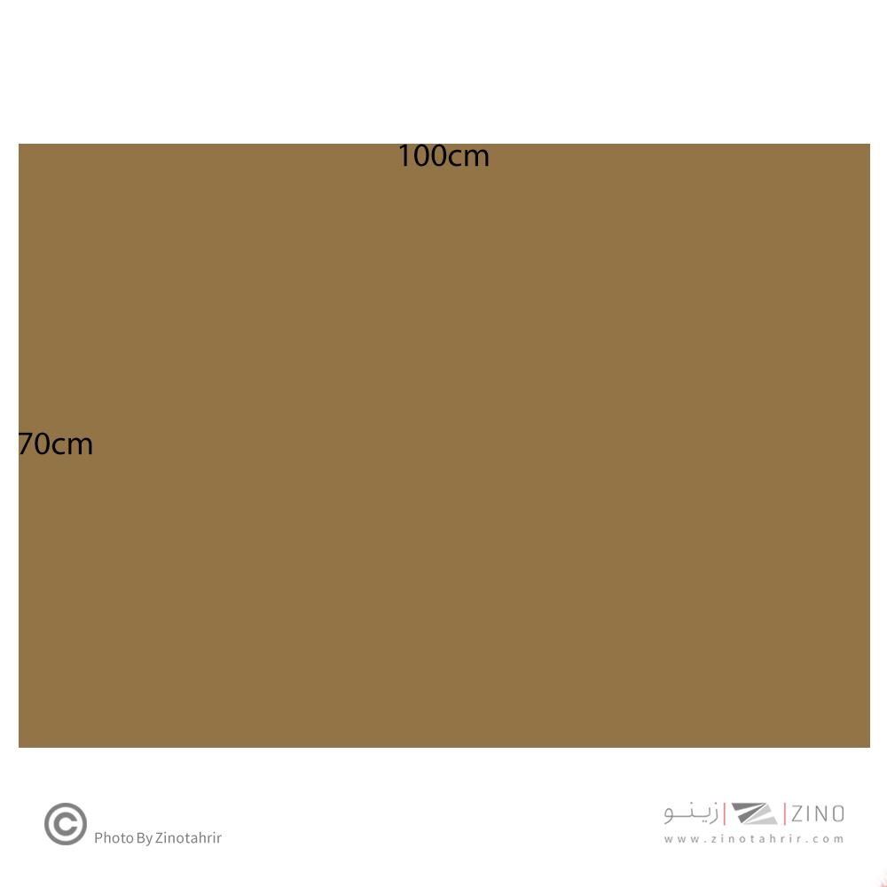 فوم برد3میل قهوه ای70*100