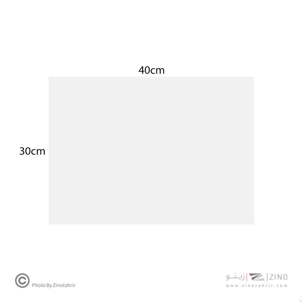 فوم5میل سفید 40*30