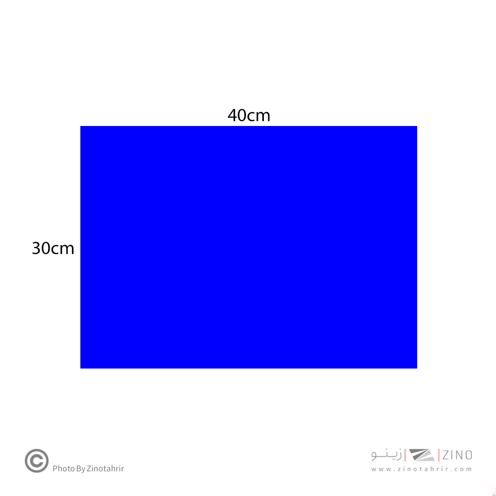 فوم برد5میل آبی 40*30