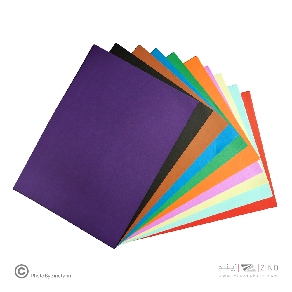 کاغذ  10 رنگ صبا98برگی