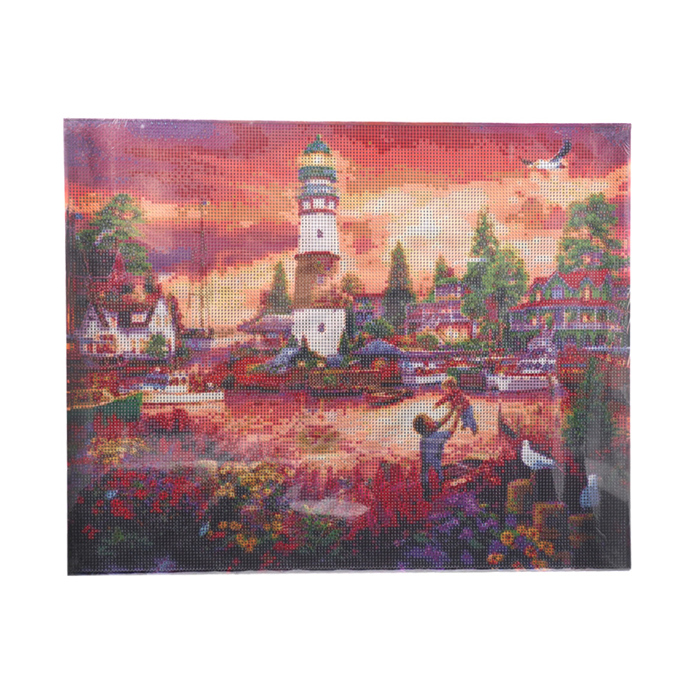 بوم نقاشی الماسی طرح کلاسیک سایز 50*40 کدJ-102