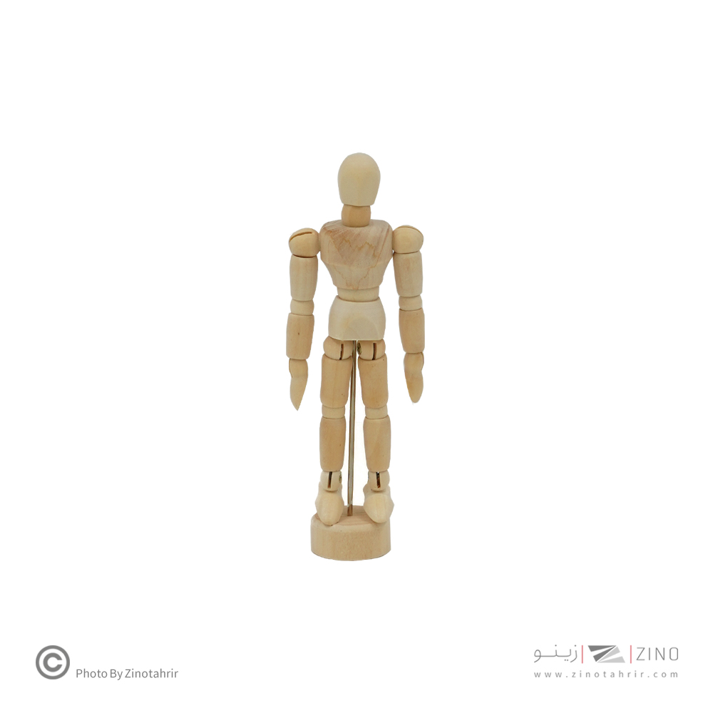 فیگورآدمک14سانت چوبی(جعبه طلقی)پارس آرتیست اعلا