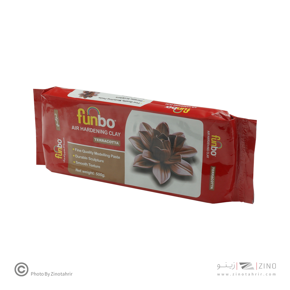 خمیرمجسمه سازی500گرمی قهوه ای فونبو