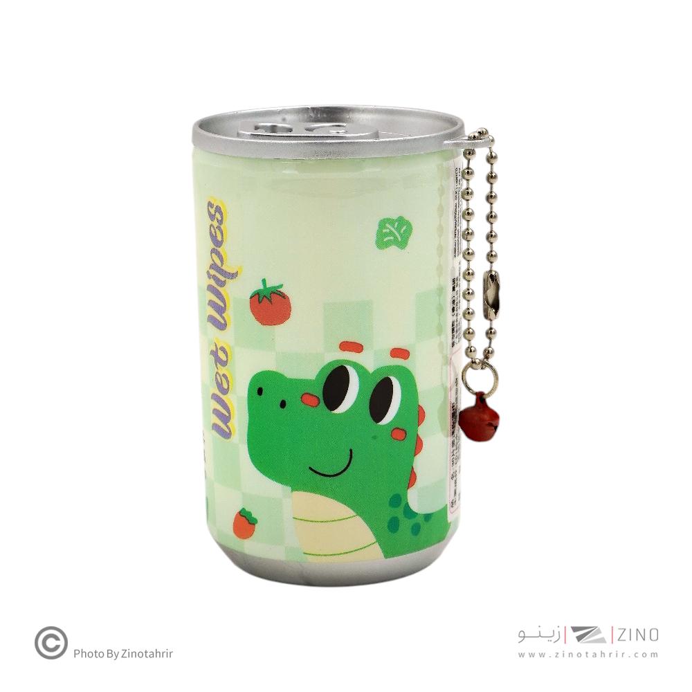 دستمال مرطوب قوطی نوشابه  طرح فانتزی