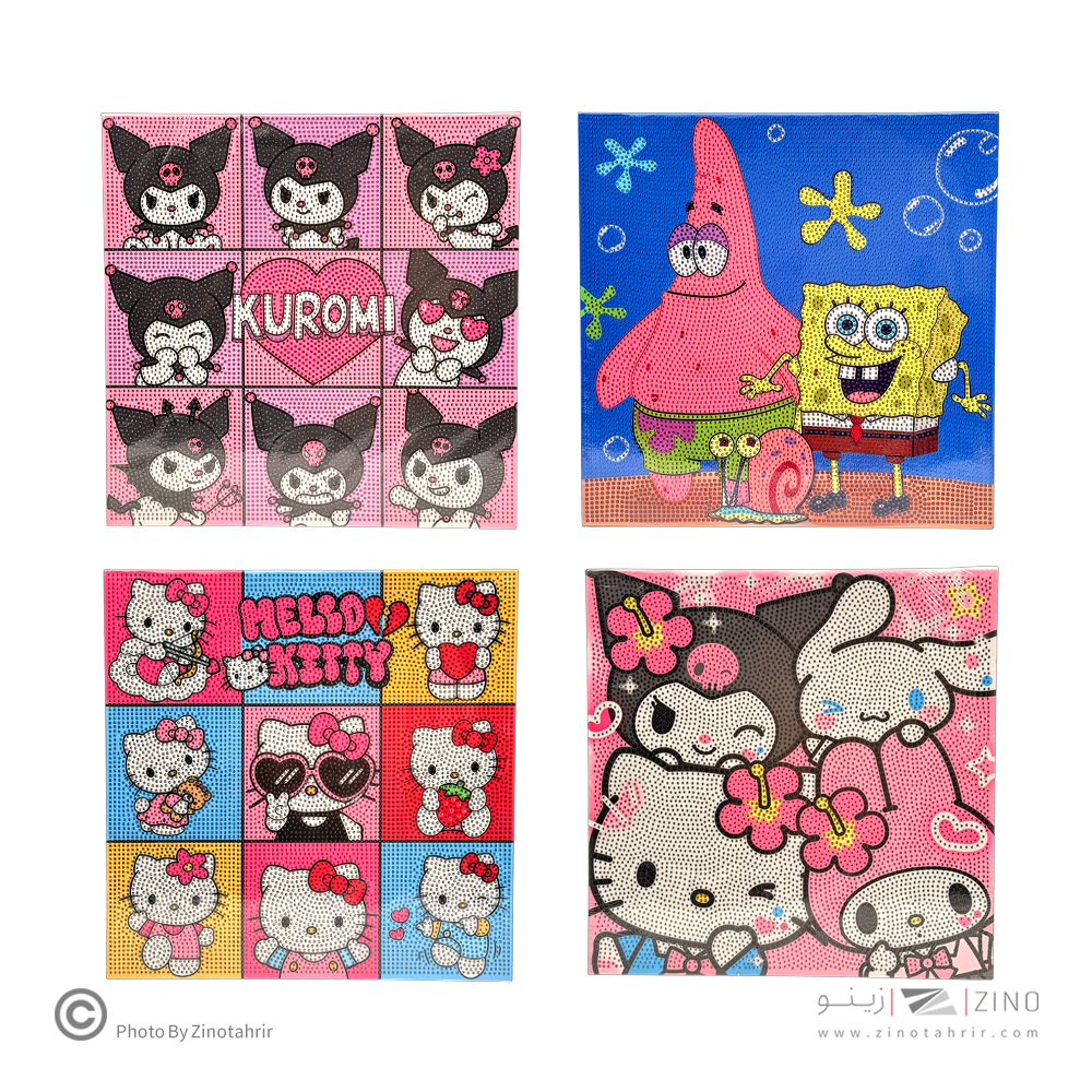 بوم نقاشی الماسی سایز30*30