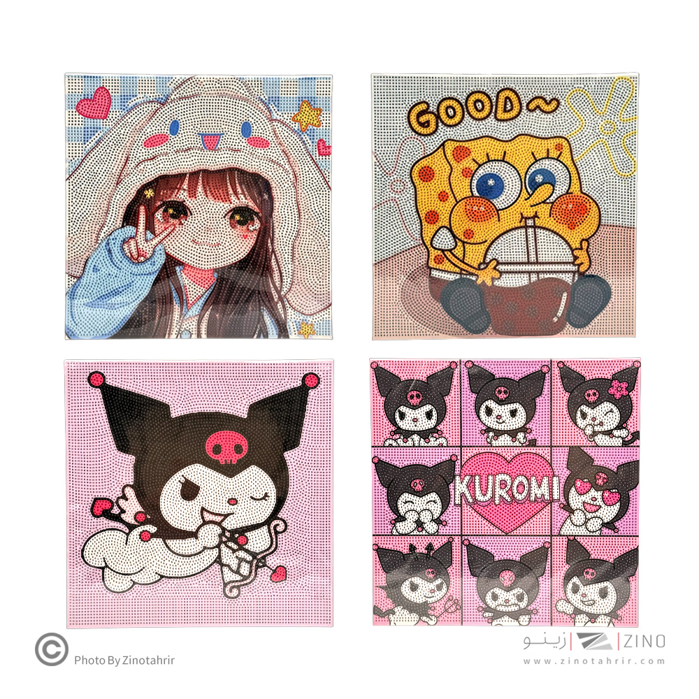 بوم نقاشی الماسی سایز30*30