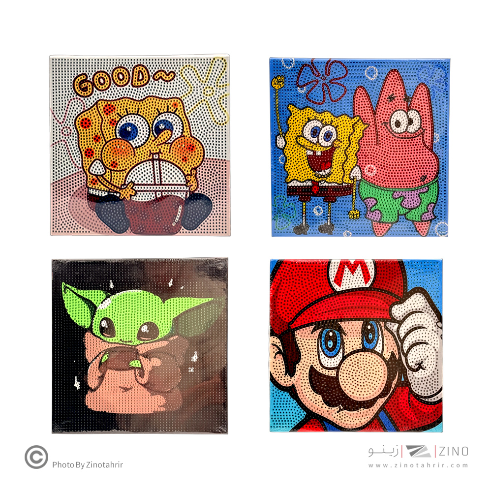 بوم نقاشی الماسی سایز20*20