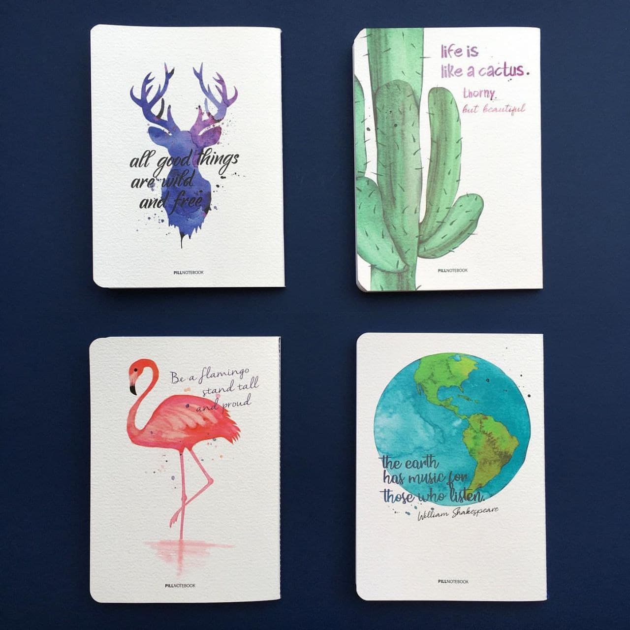 دفتریادداشت وزیری بلو پیل