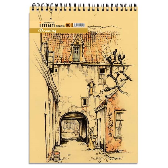 دفترطراحی80برگ24*34 ایمان کد8530 (4عددی)