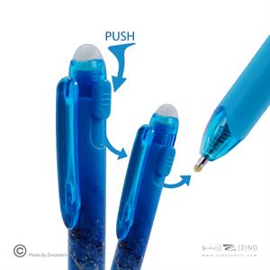 خودکار پاکشو فشاری (رنگ جور)استند56عددی اسکول فنز کد921204