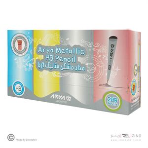 مدادمشکی لوکس متالیک آریا20لیوانی کد 3009