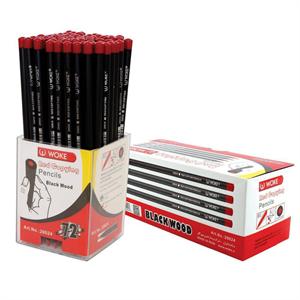 مداد قرمز چوب مشکی ووک کد 20024