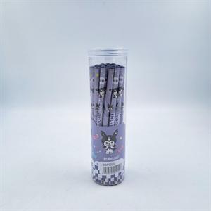 مداد مشکی فانتزی(30عددی)  همراه با تراش و پاکن کدKM-9222