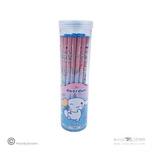 مداد مشکی فانتزی(30عددی)  همراه با تراش و پاکن کدKM-9222