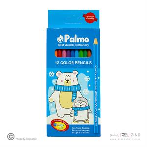 مدادرنگی12رنگ جعبه مقوایی پالمو3202 - 3207