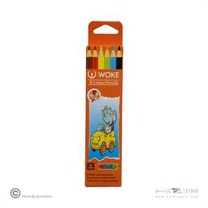 مدادرنگی6رنگ(شش گوش) جعبه مقوایی ووک