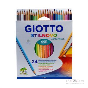 مدادرنگی24رنگ جعبه مقوایی آبرنگی جیوتوکد255800 