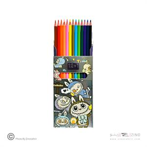 مدادرنگی12+1رنگ جعبه مقوایی(کرومی و لبوبو) کدU122-121