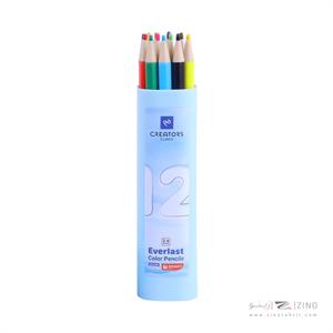 مدادرنگی12رنگ قوطی پلاستیکی(اتودی)سیکلاس سریEverlastکدCP26-12