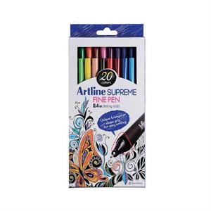 روان نویس نوک نمدی 20رنگ سوپریم آرتلاین