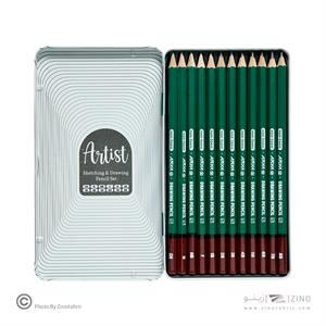 مدادطراحی سری جور جعبه فلزی آریا کد3076/3075