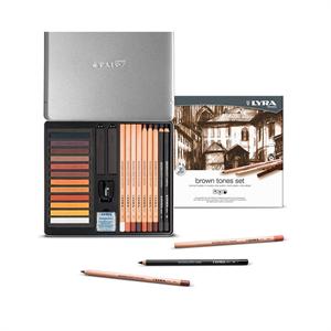 ست طراحی25تکه طیف قهوه ای لیرا کد2051250