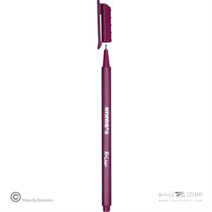 روان نویس نوک نمدی بدنه سه گوش کورس رنگ ارغوانی کد28172