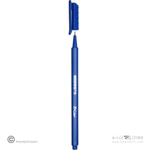 روان نویس نوک نمدی بدنه سه گوش کورس رنگ آبی دریایی کد28169