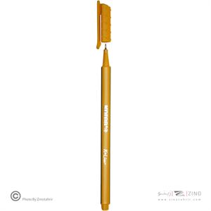 روان نویس نوک نمدی بدنه سه گوش کورس رنگ زرد تیره کد28175