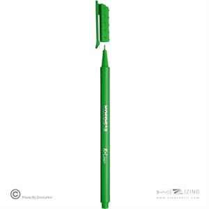 روان نویس نوک نمدی بدنه سه گوش کورس رنگ سبزنئونی کد28166