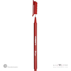 روان نویس نوک نمدی بدنه سه گوش کورس رنگ قرمز کد28103