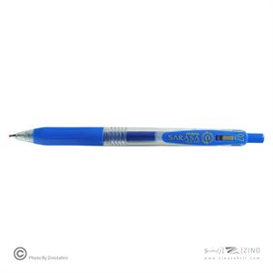 روان نویس فشاری ساراساکلیپ آبی مات 0/7 زبرا (10عددی)