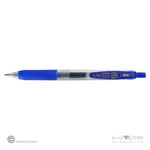 روان نویس فشاری ساراساکلیپ آبی 0/7 زبرا (10عددی)