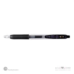 روان نویس فشاری ساراساکلیپ مشکی 1/0 زبرا