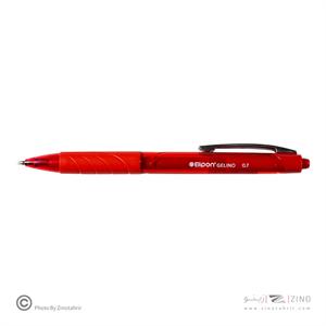 روان نویس فشاری ژلینو قرمز 0/7 الیپون