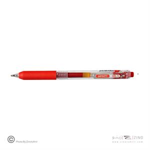 روان نویس فشاری گریپ دار0/7بسته6عددی قرمز اینفینیتی اسکول فنز