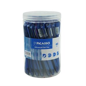 روان نویس 1/0ژل فشاری آبی لیوانی پیکاسو کدGP-126