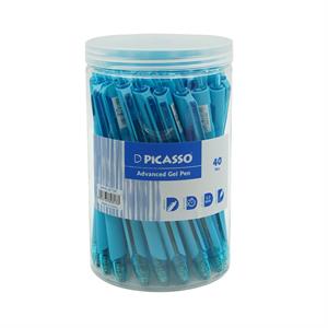 روان نویس 1/0ژل فشاری فیروزه ای لیوانی پیکاسو کدGP-120